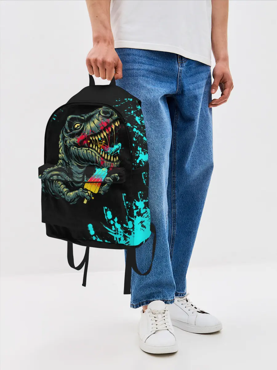 Рюкзак джинсовый / Godzilla