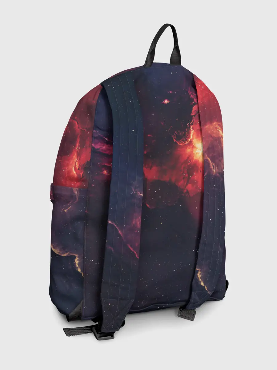 Рюкзак джинсовый / Взрыв в космосе