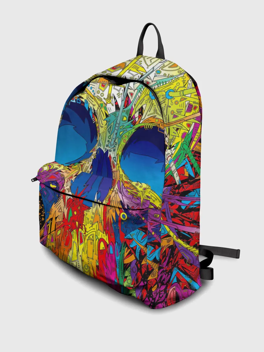 Рюкзак джинсовый / Череп