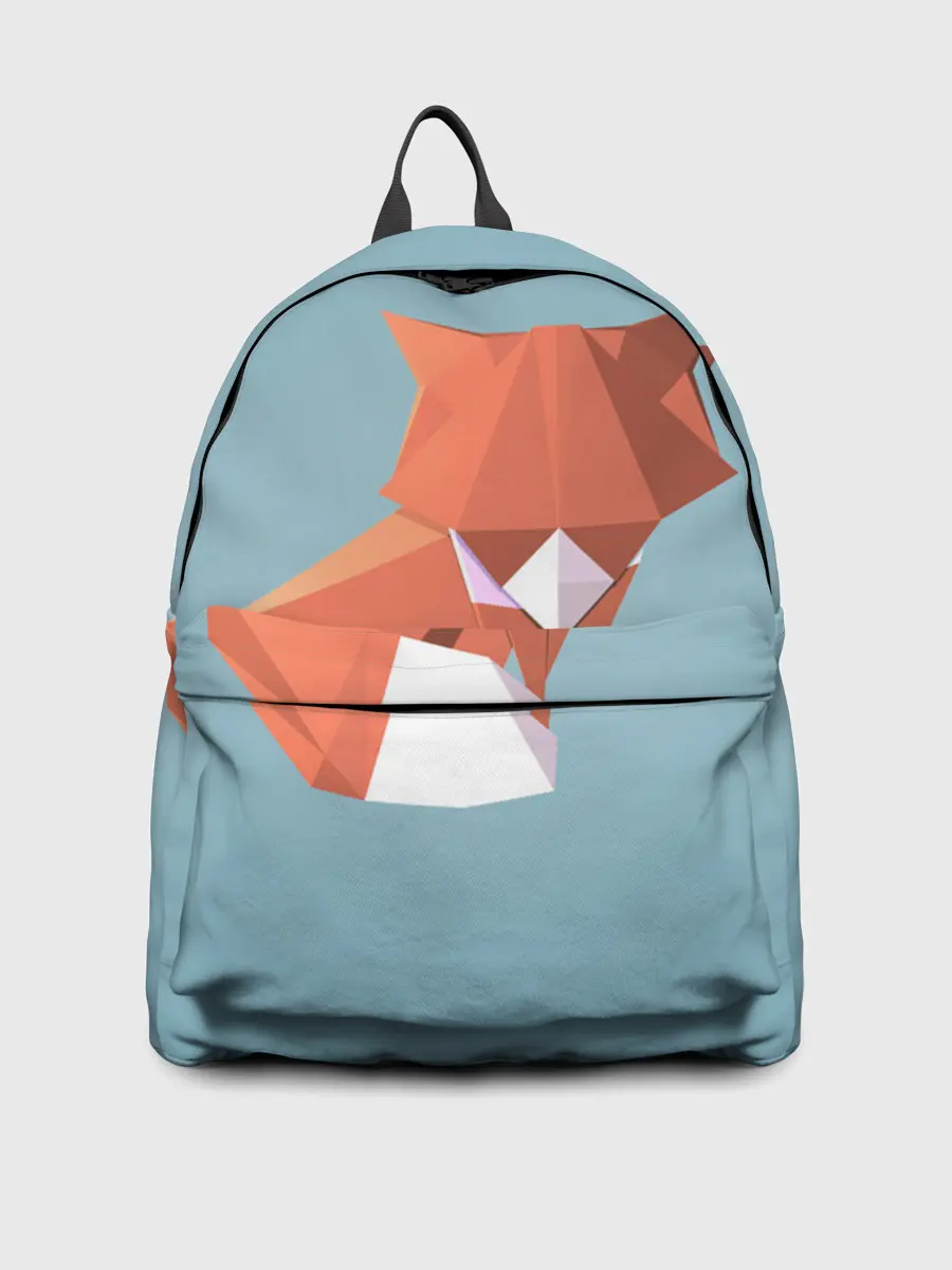 Рюкзак джинсовый / лиса