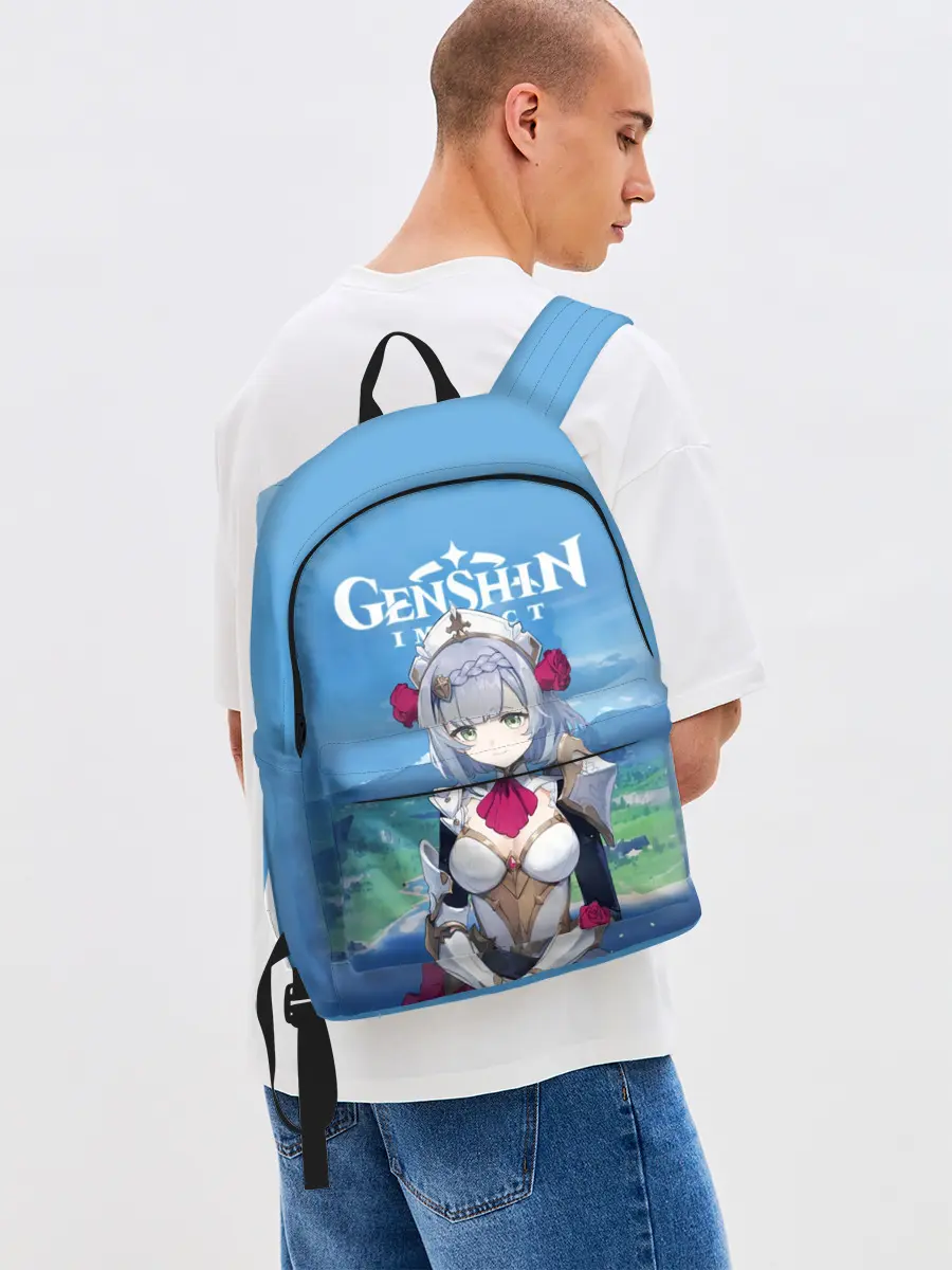 Рюкзак джинсовый / Genshin Impact