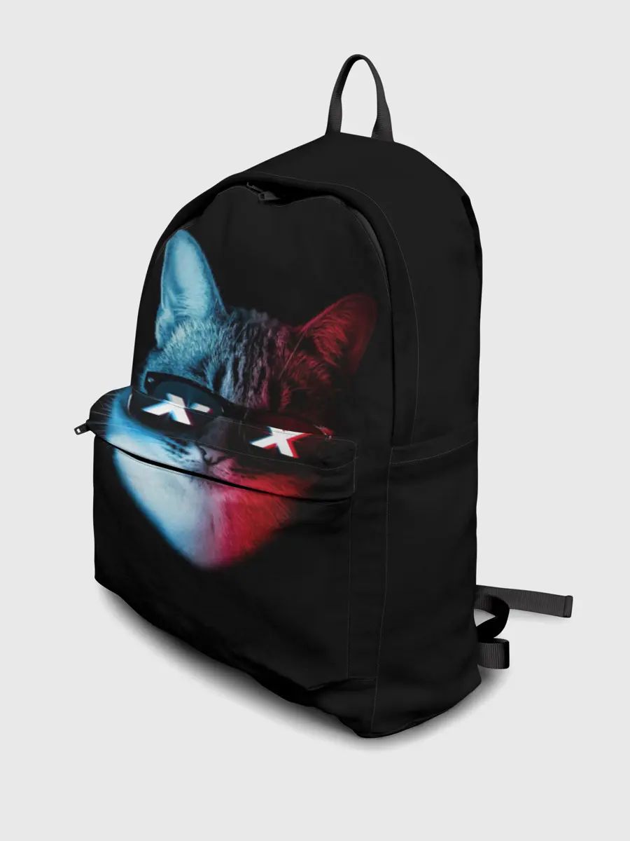 Рюкзак джинсовый / Кот XX