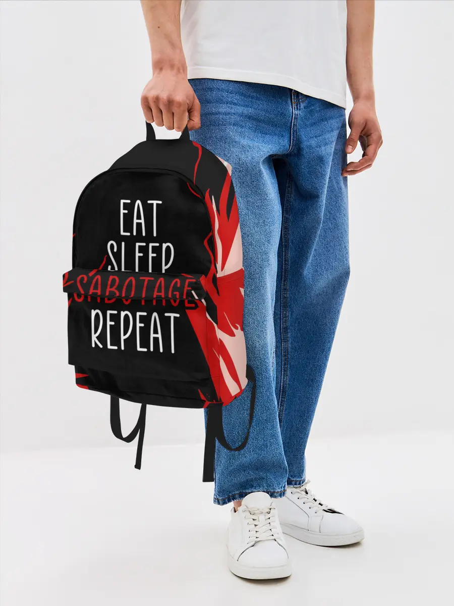 Рюкзак джинсовый / AMONG US - САБОТАЖ