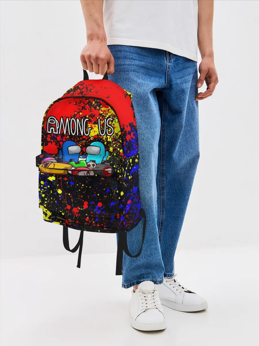 Рюкзак джинсовый / AMONG US