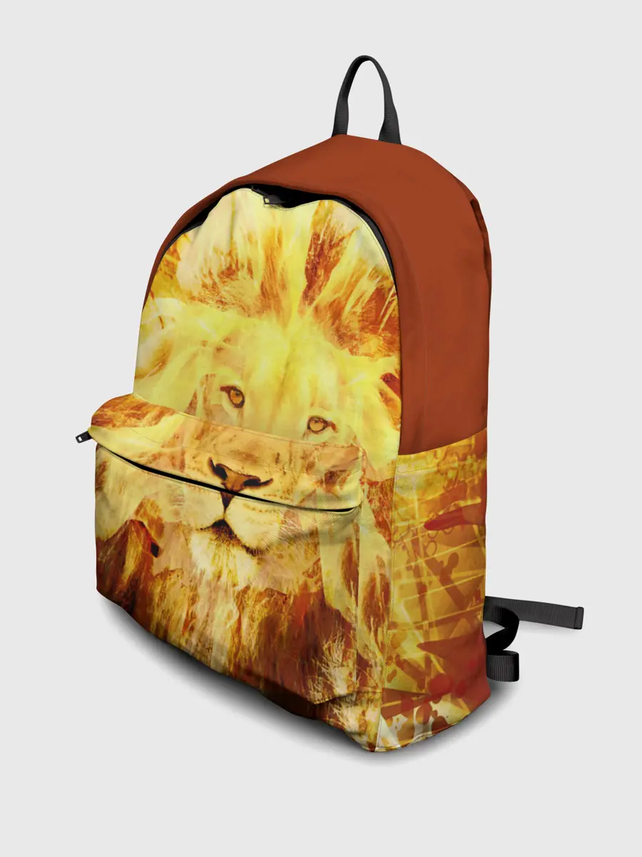 Рюкзак джинсовый / Лев