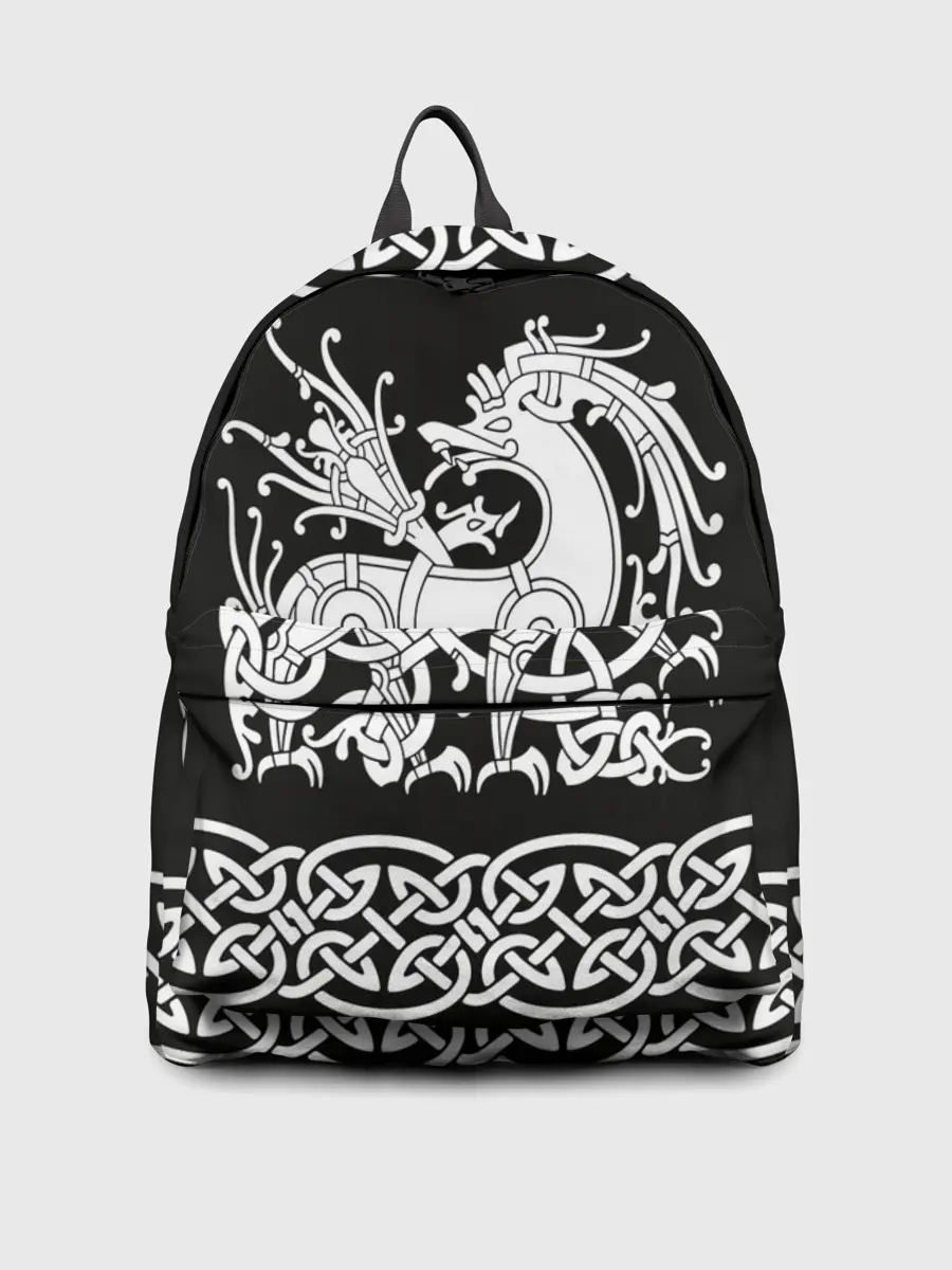 Рюкзак джинсовый / Рингерике олень белый 3D