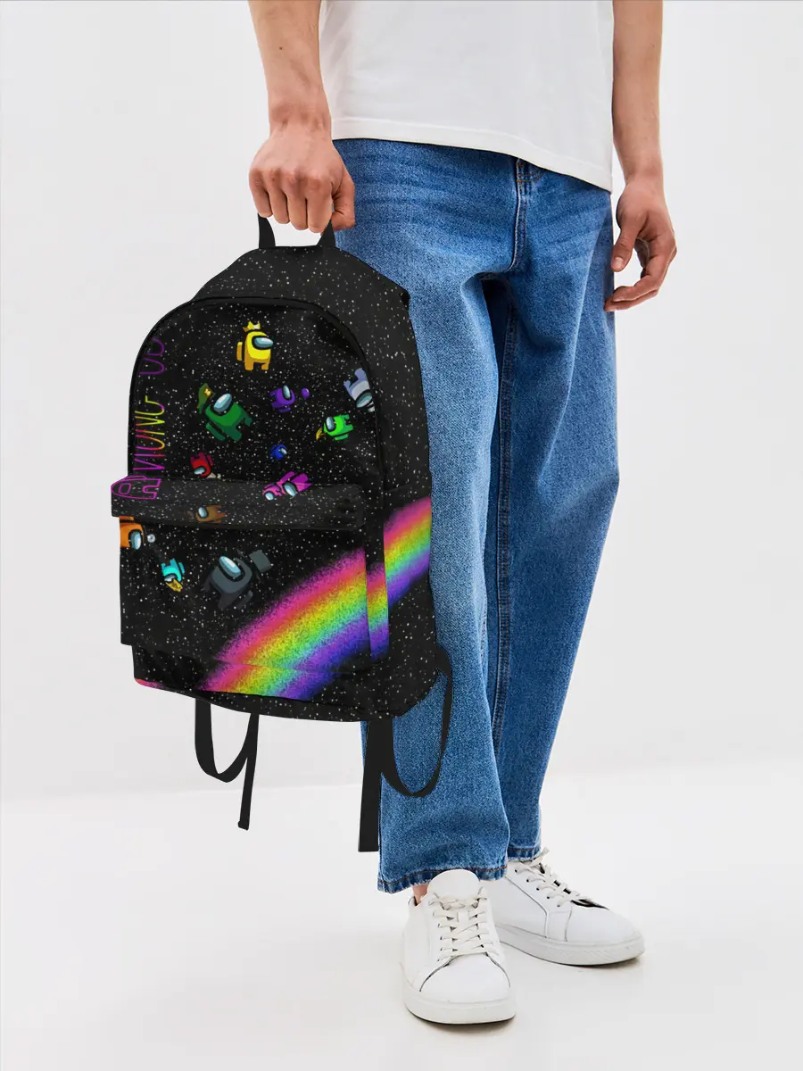 Рюкзак джинсовый / Among Us