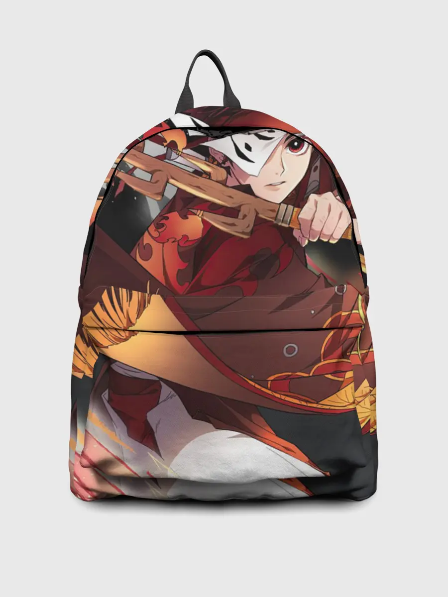 Рюкзак джинсовый / КЛИНОК РАССЕКАЮЩИЙ ДЕМОНОВ