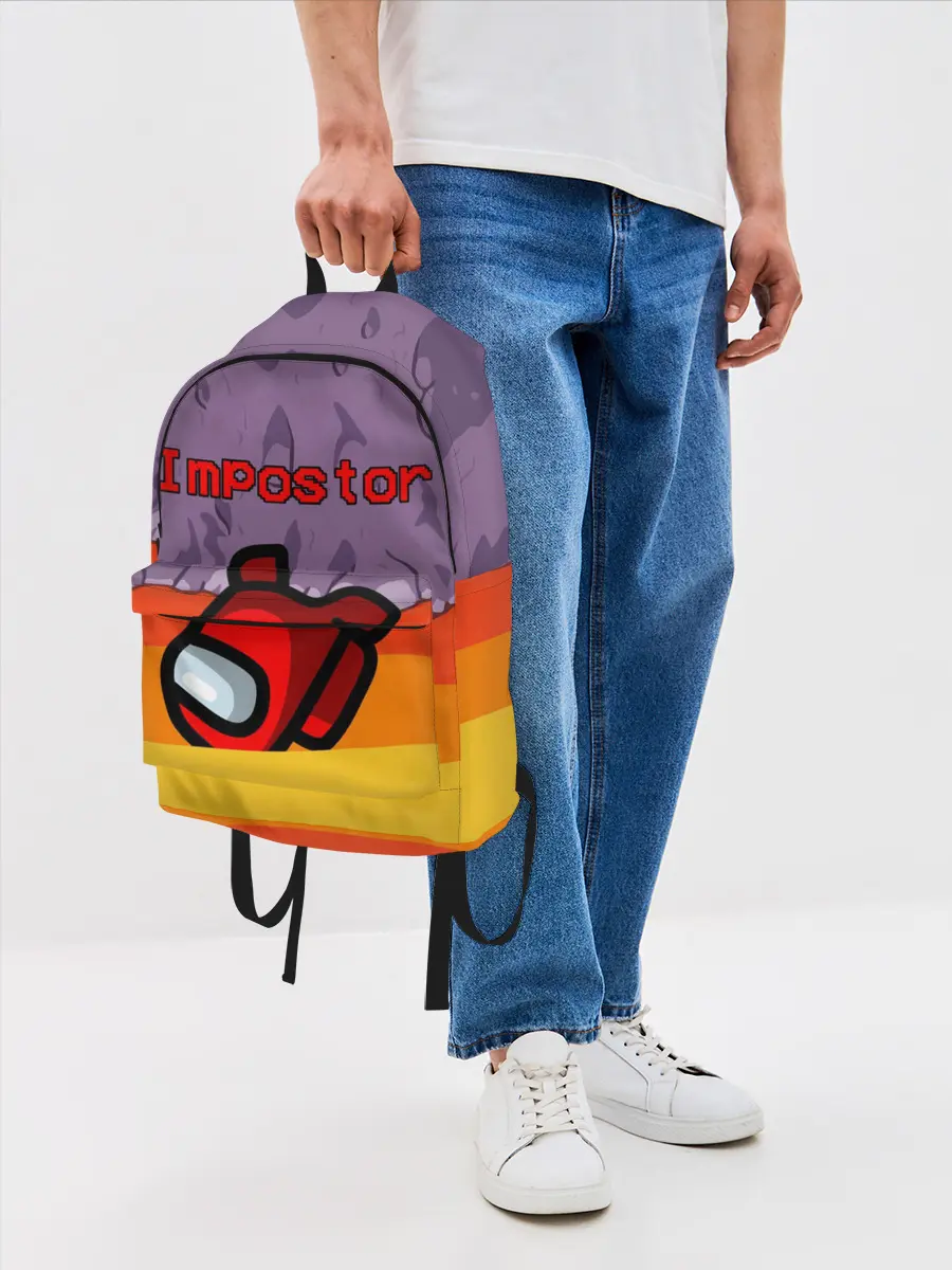 Рюкзак джинсовый / AMONG US