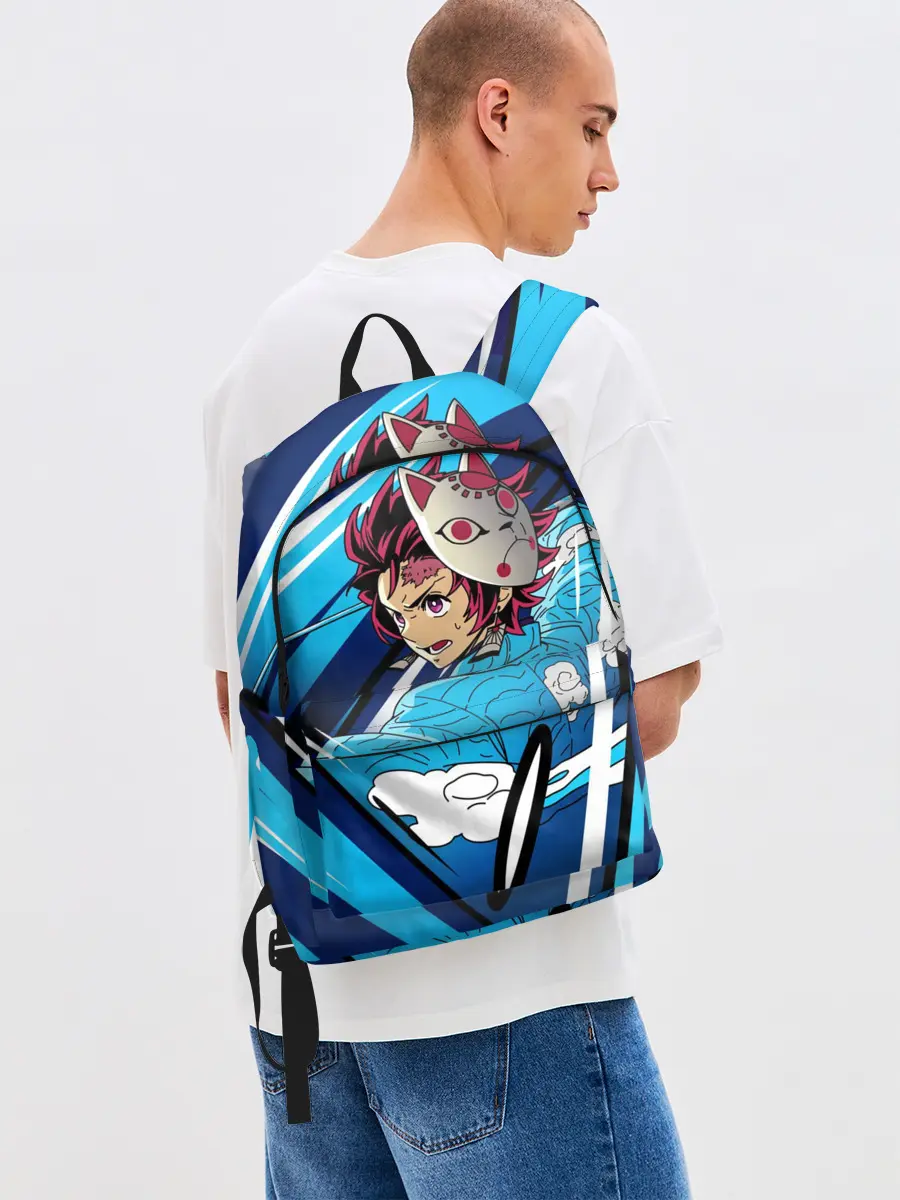 Рюкзак джинсовый / Клинок рассекающий демонов