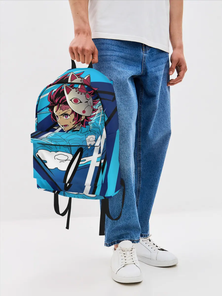 Рюкзак джинсовый / Клинок рассекающий демонов