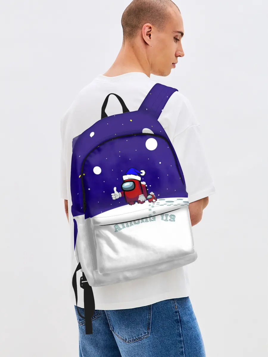 Рюкзак джинсовый / Зимний AMONG US