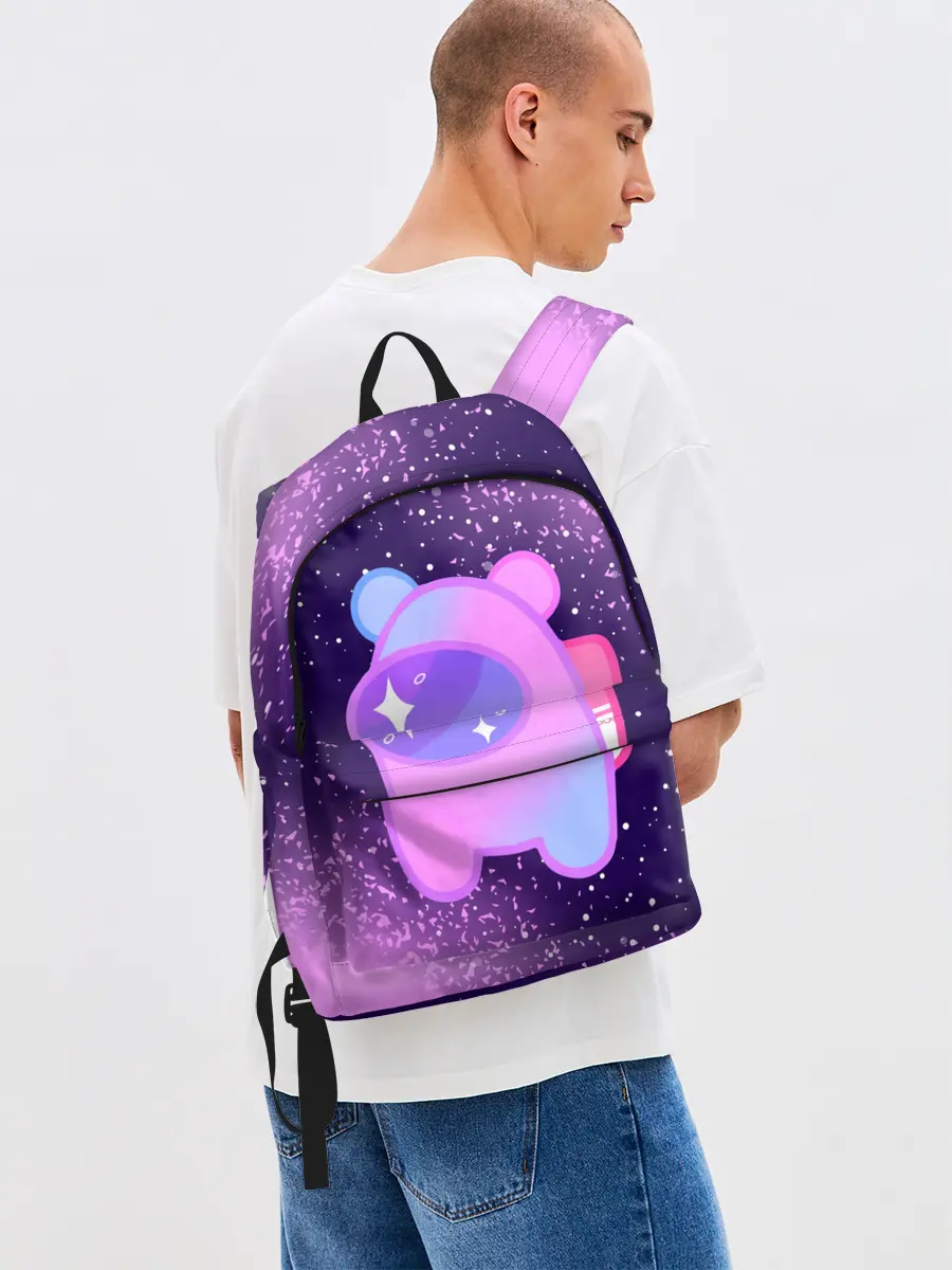 Рюкзак джинсовый / AMONG US - SPACE