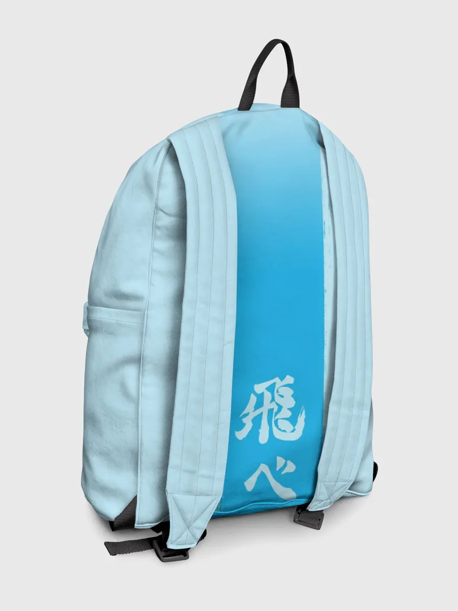 Рюкзак джинсовый / Хината на синем фоне