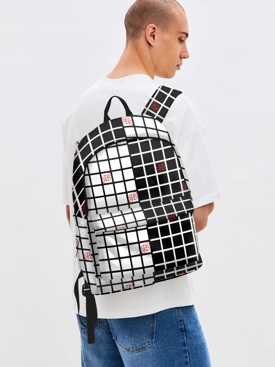 Рюкзак джинсовый / Разносторонняя сетка Fumrre