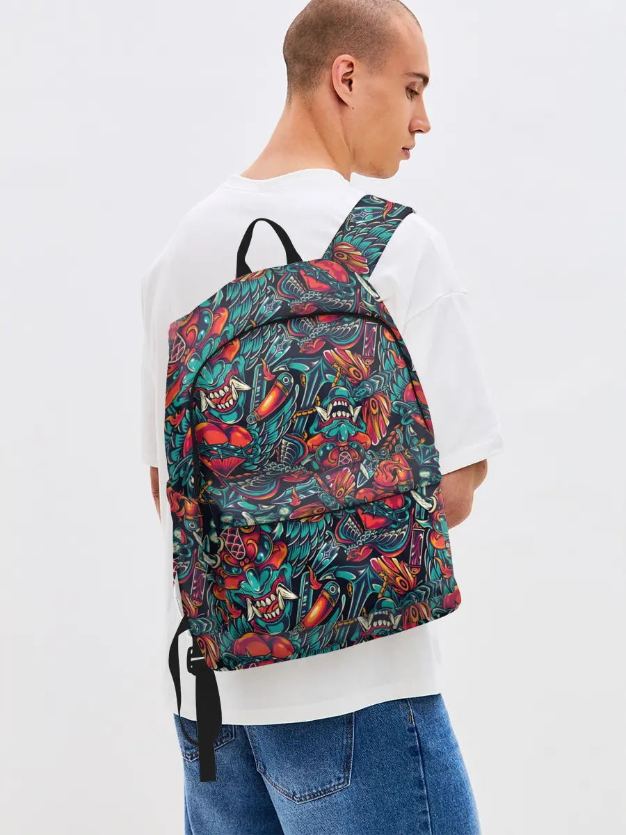 Рюкзак джинсовый / Якудза