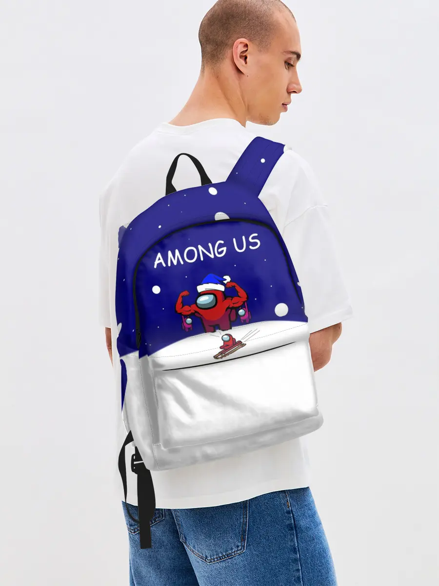 Рюкзак джинсовый / Спортивный AMONG US