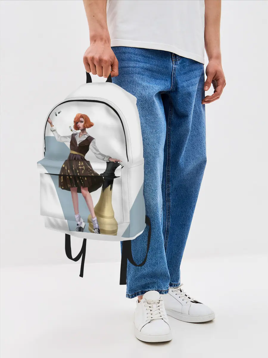 Рюкзак джинсовый / Ход Королевы