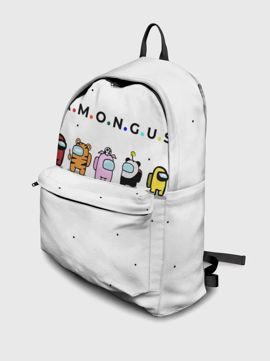 Рюкзак джинсовый / Among Us | Белый Космос