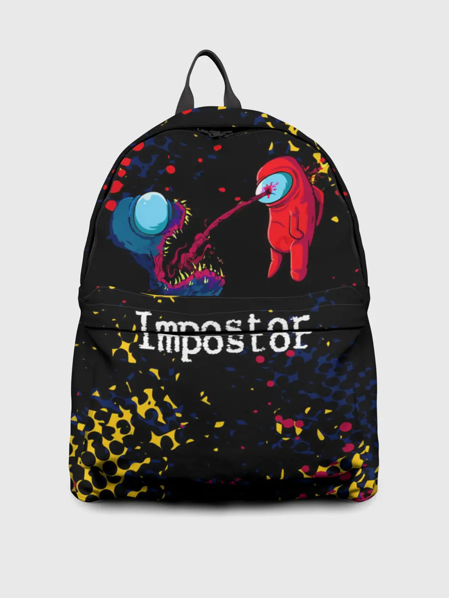 Рюкзак джинсовый / Among Us - Impostor.