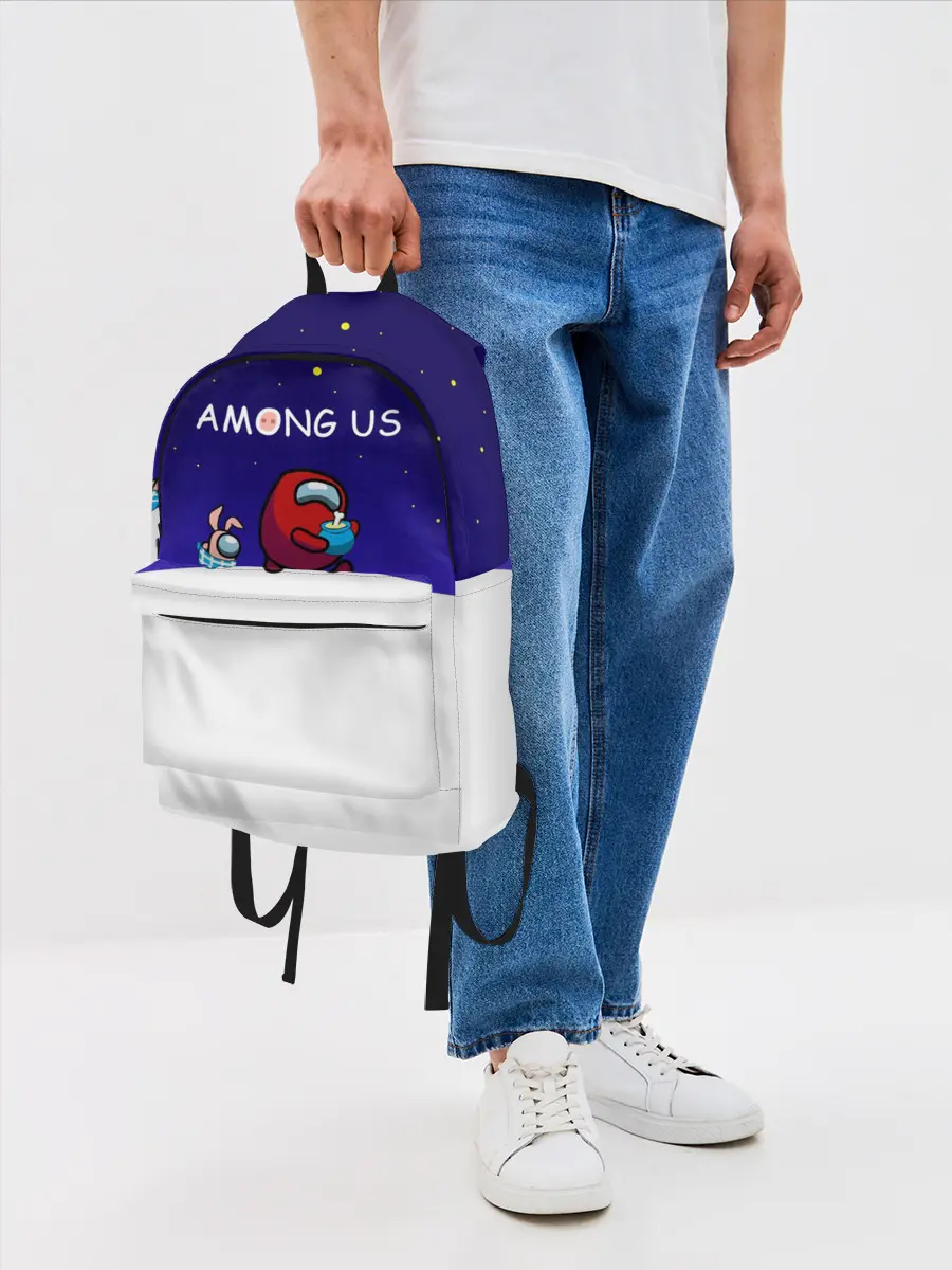 Рюкзак джинсовый / Among us наша версия