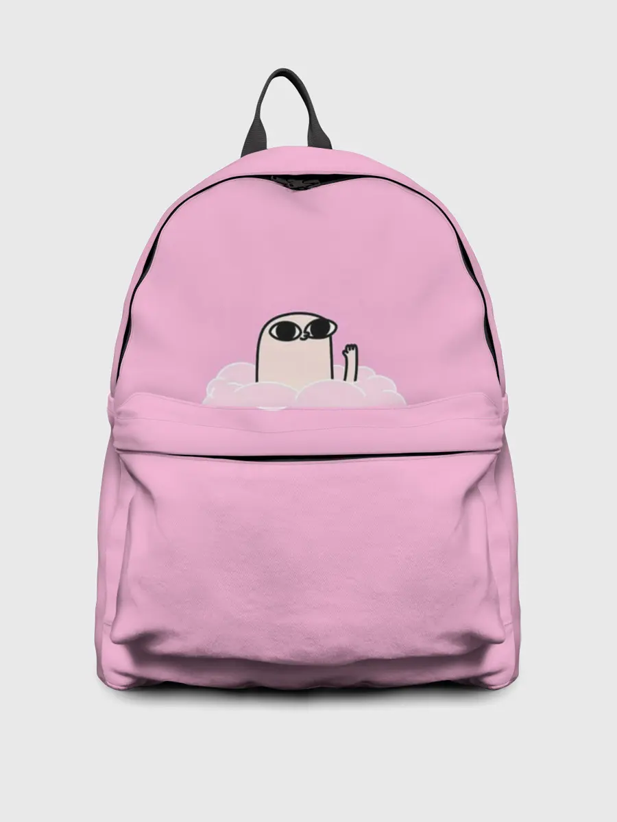 Рюкзак джинсовый / мем