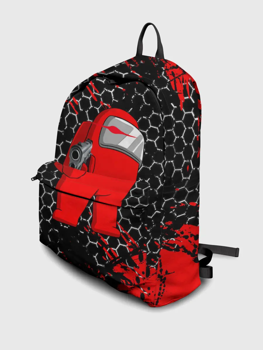 Рюкзак джинсовый / Among Us Impostor Gun