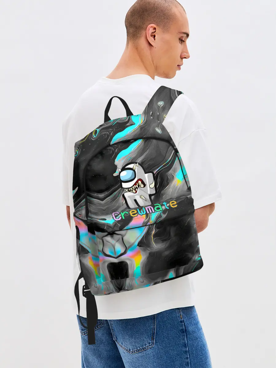 Рюкзак джинсовый / Among Us