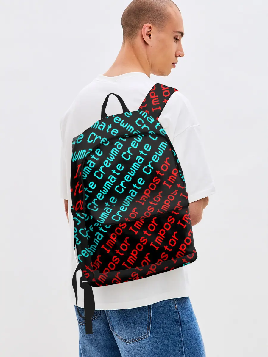 Рюкзак джинсовый / AMONG US - Crewmate/Impostor