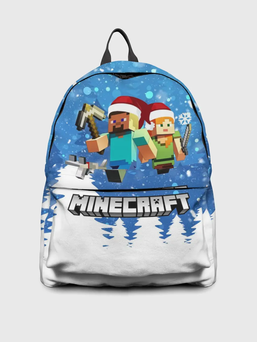 Рюкзак джинсовый / Новогодний Манкрафт