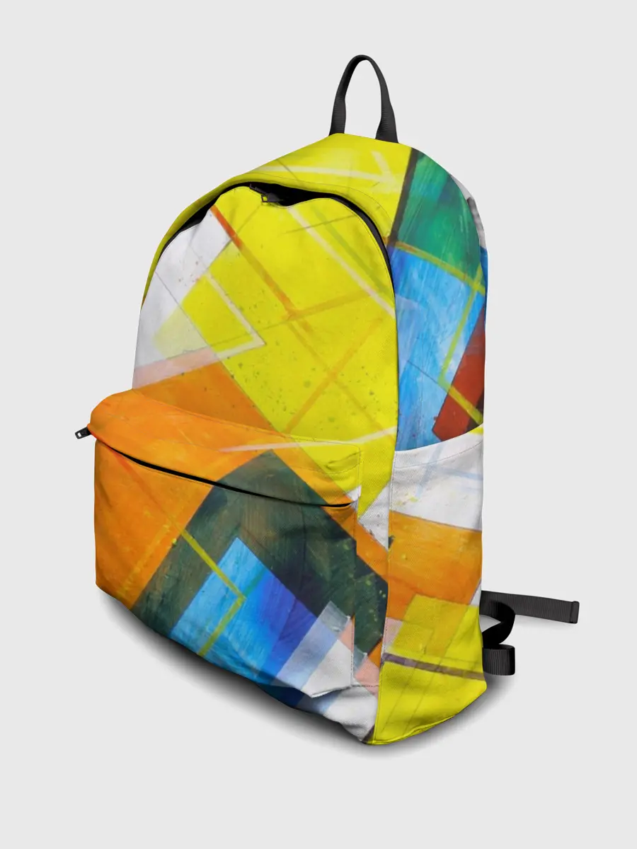 Рюкзак джинсовый / Геометрический хаос