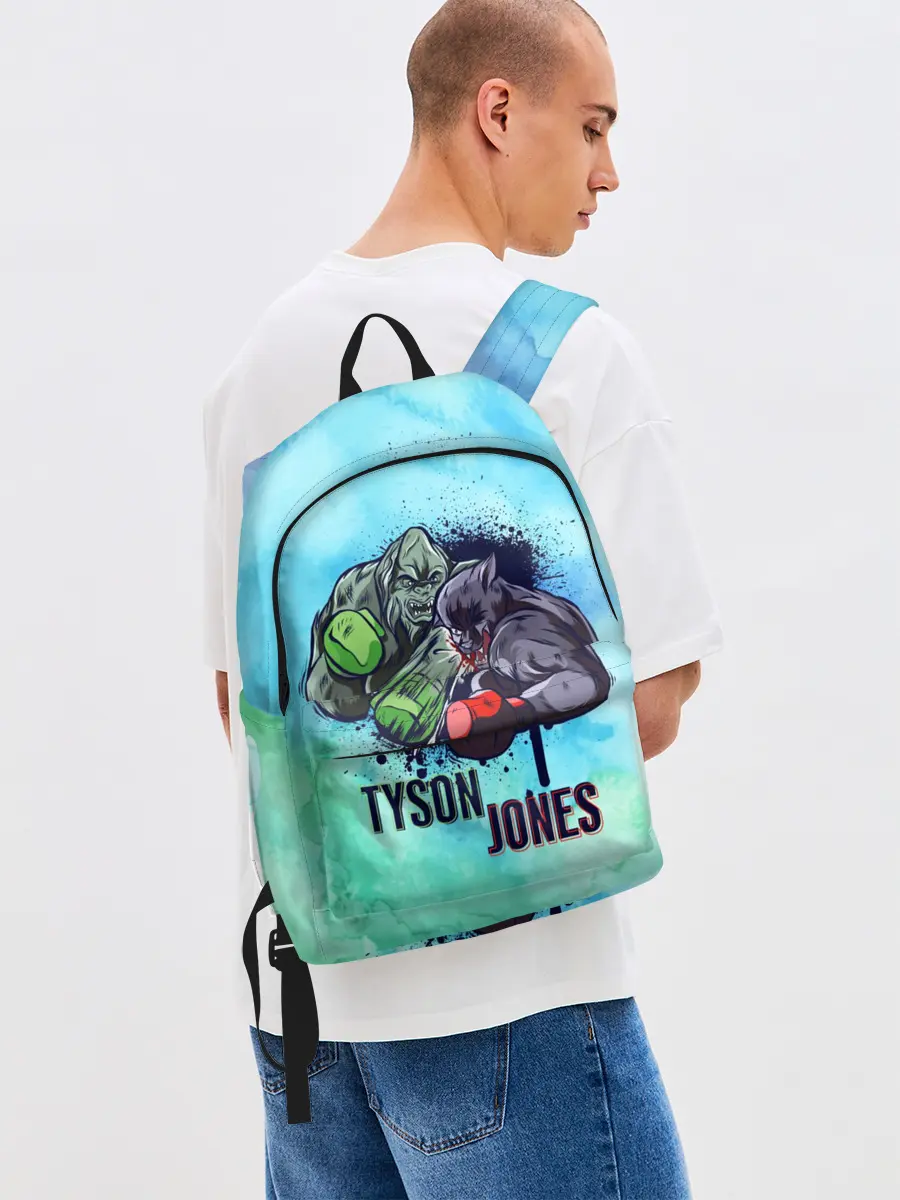 Рюкзак джинсовый / Тайсон против Джонса