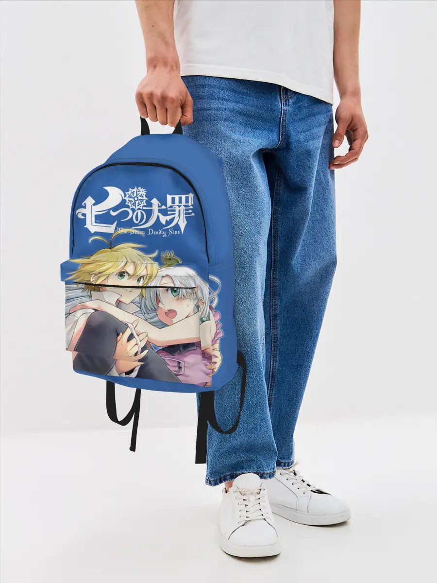 Рюкзак джинсовый / Мелиодас и Элизабет