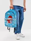 Рюкзак джинсовый / AMONG US СНЕГОВИК