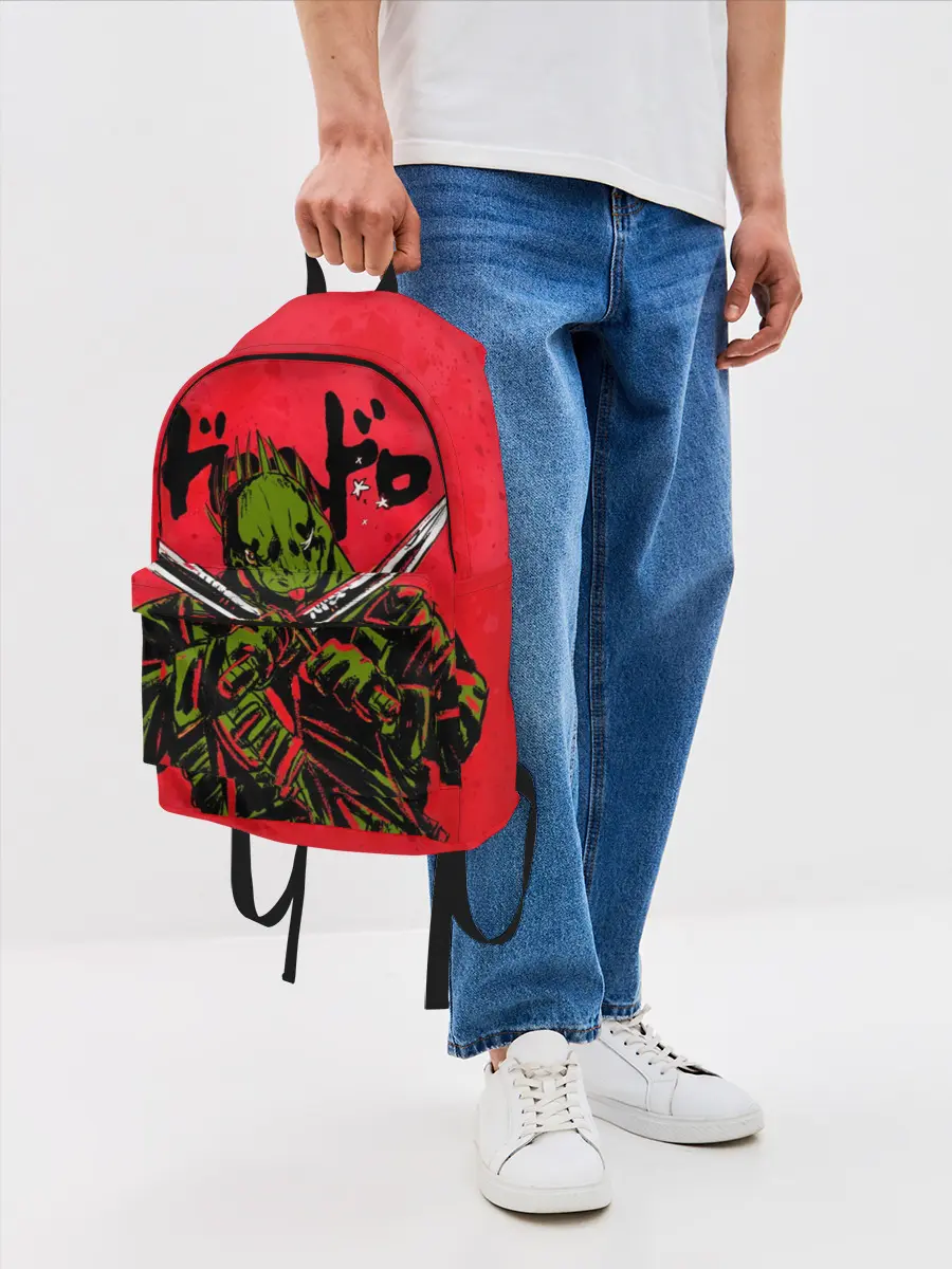 Рюкзак джинсовый / зеленый Кайман