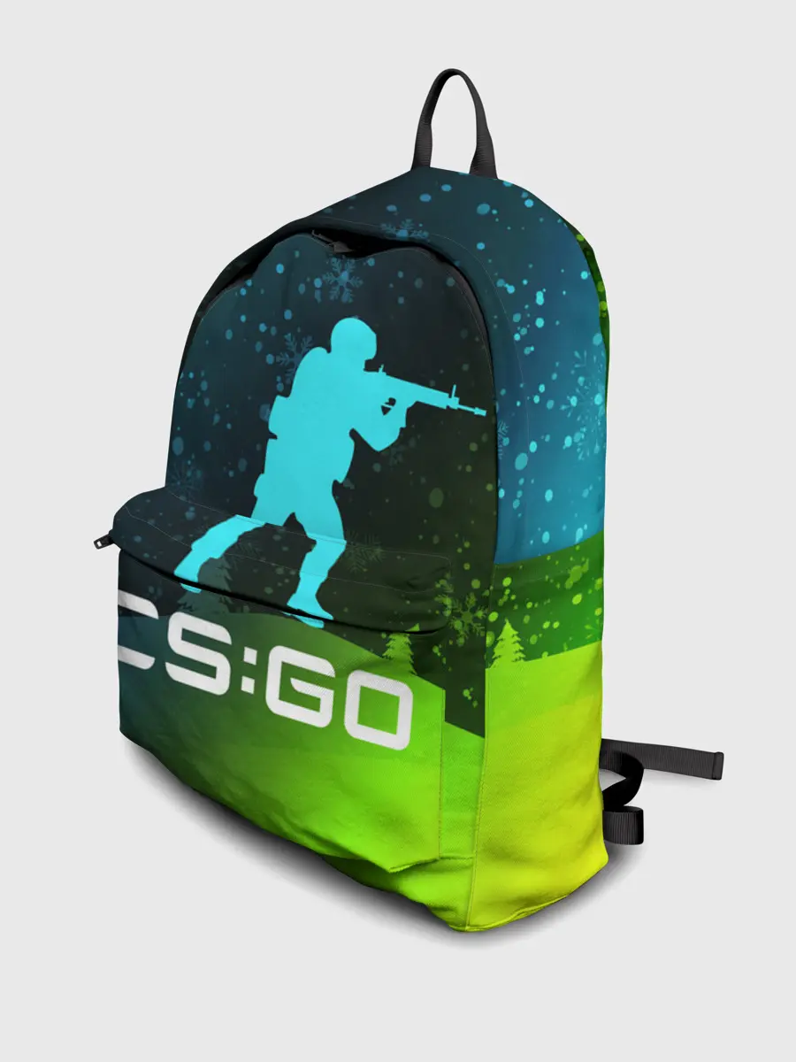 Рюкзак джинсовый / CS GO | КС ГО - Снежный