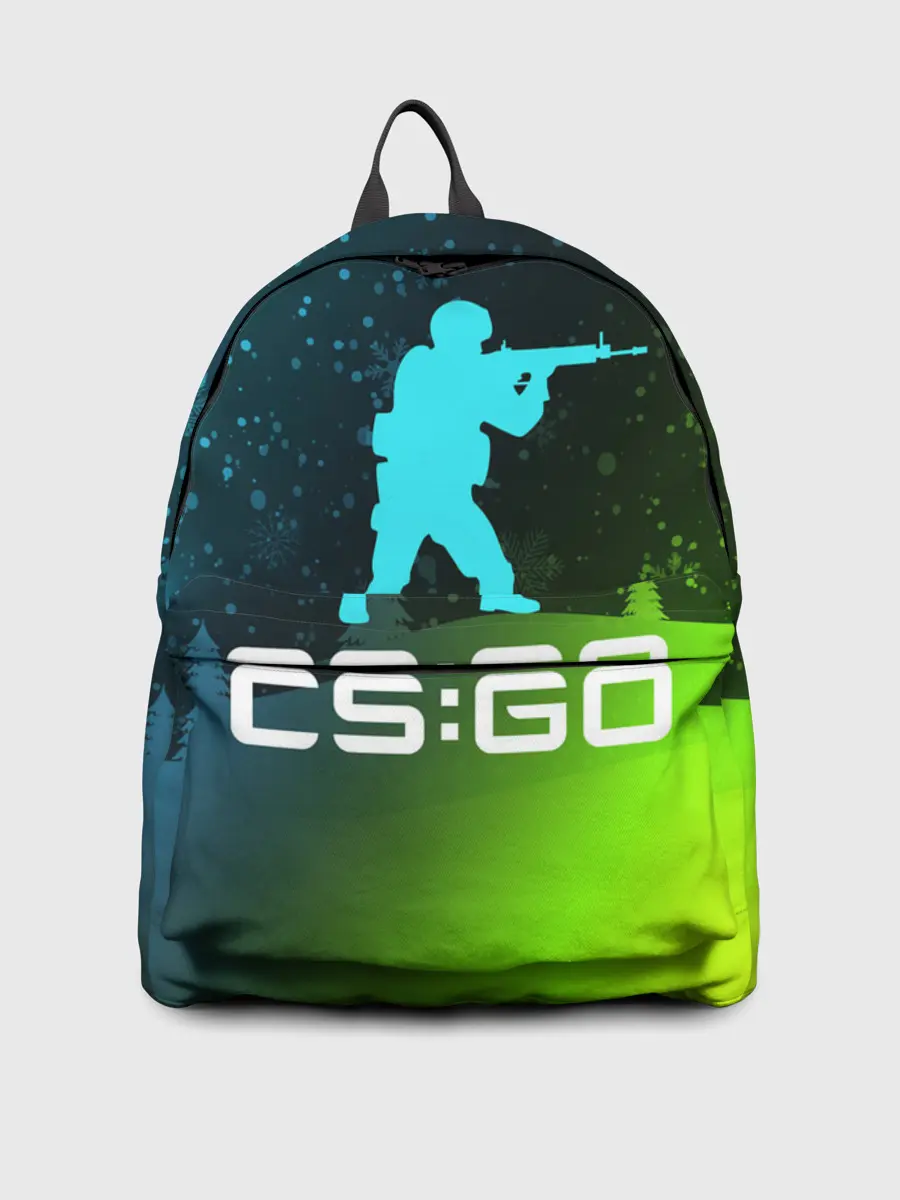 Рюкзак джинсовый / CS GO | КС ГО - Снежный