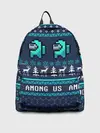 Рюкзак джинсовый / AMONG US НОВОГОДНИЙ.