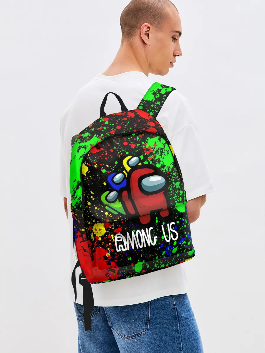 Рюкзак джинсовый / AMONG US