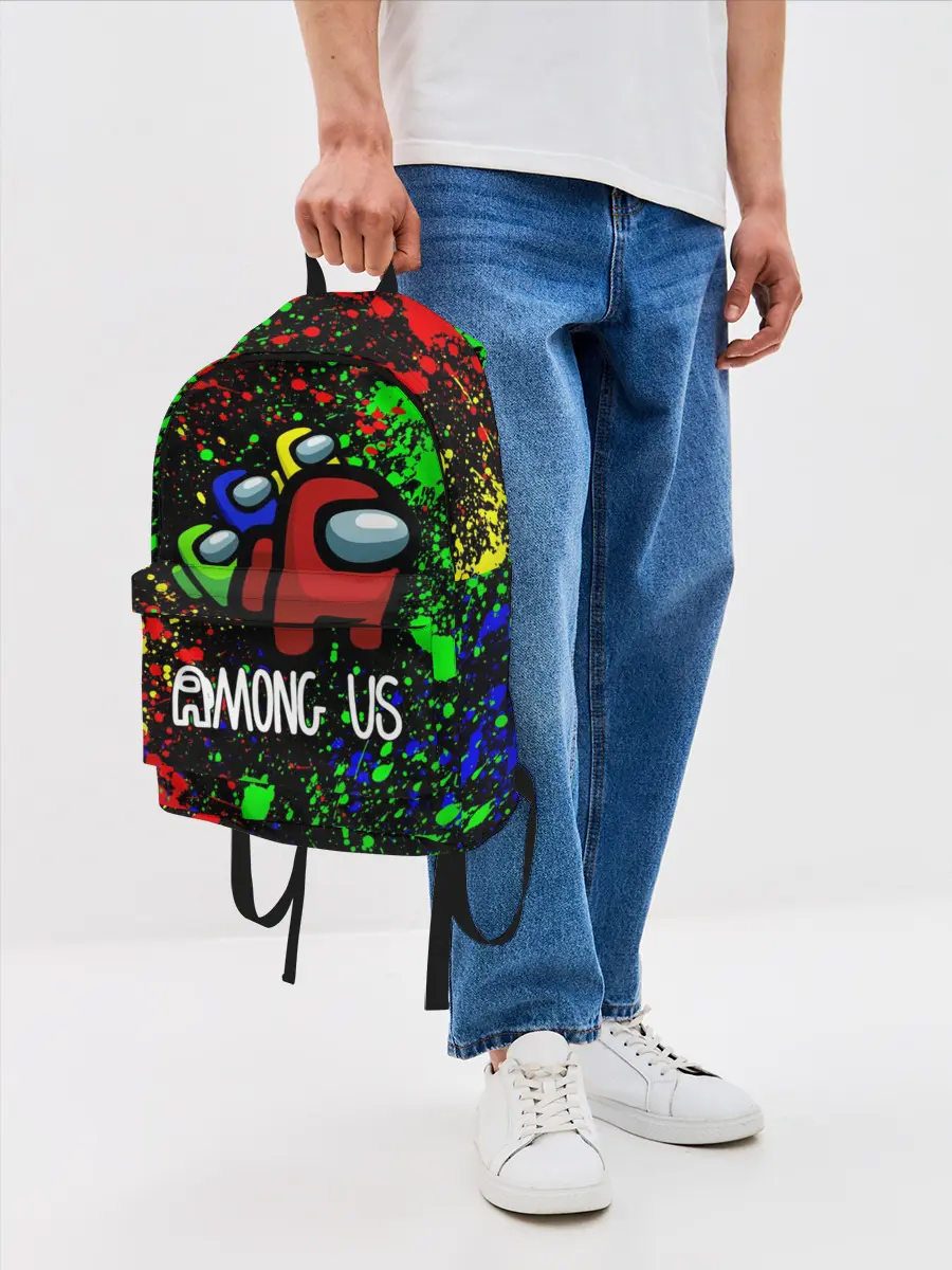 Рюкзак джинсовый / AMONG US