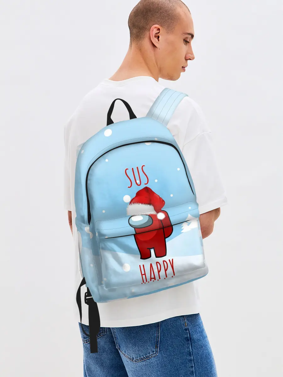 Рюкзак джинсовый / SUS HAPPY AMONG US