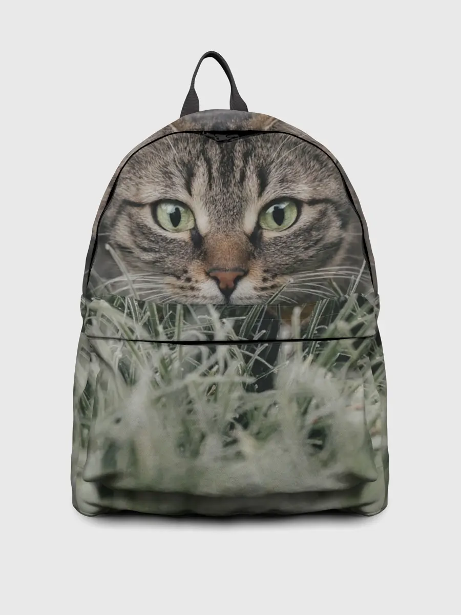 Рюкзак джинсовый / Кошка