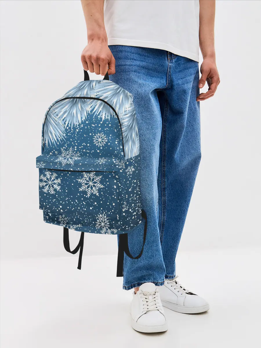 Рюкзак джинсовый / Снежное Настроенние