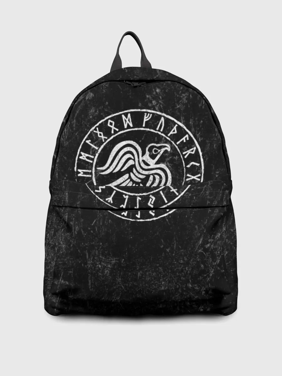 Рюкзак джинсовый / Ворон Одина