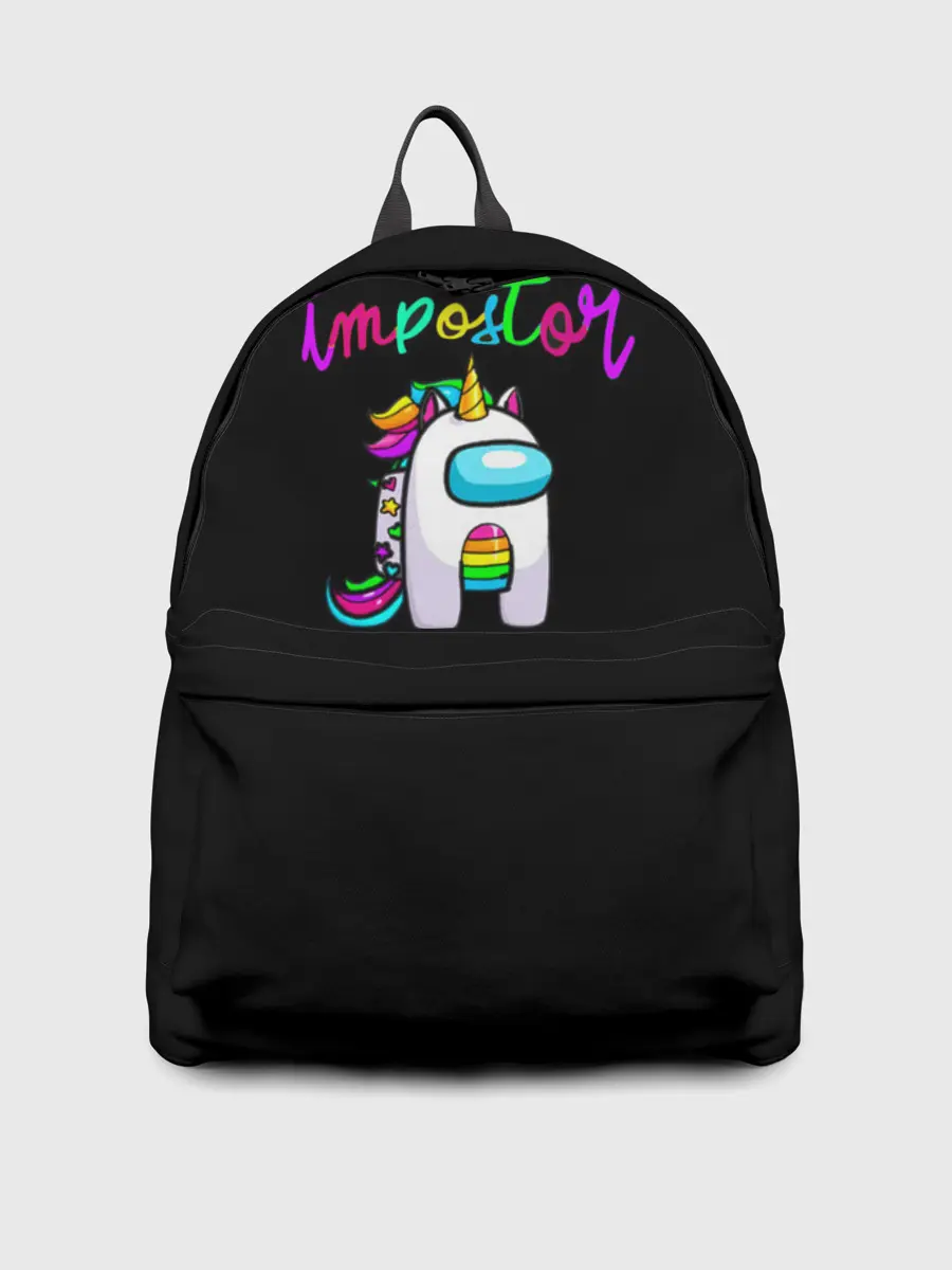 Рюкзак джинсовый / Среди нас -Единорог