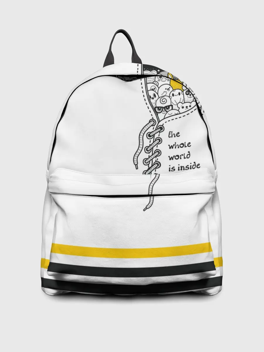 Рюкзак джинсовый / Внутри тебя целый мир