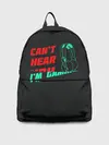 Рюкзак джинсовый / Cant Hear You Im Gaming