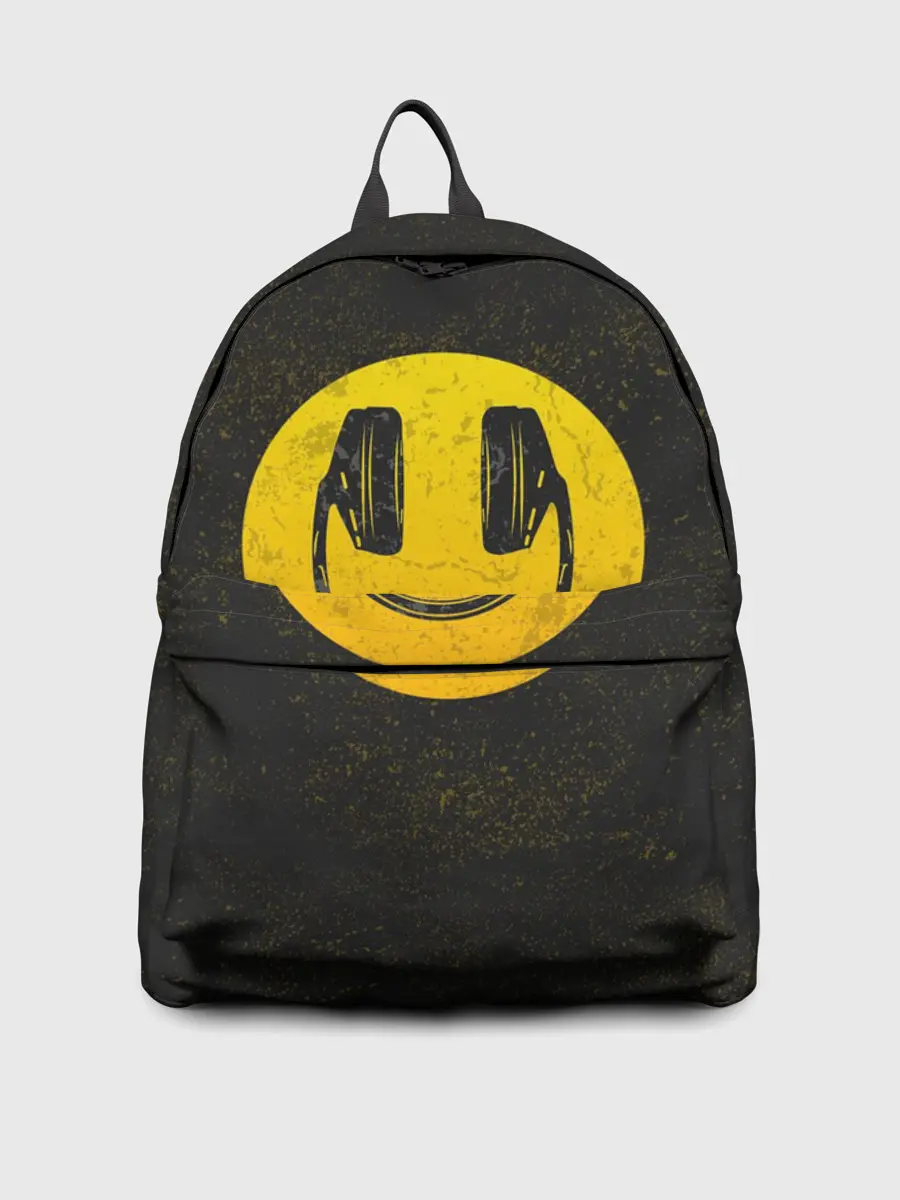 Рюкзак джинсовый / Наушники Смайл