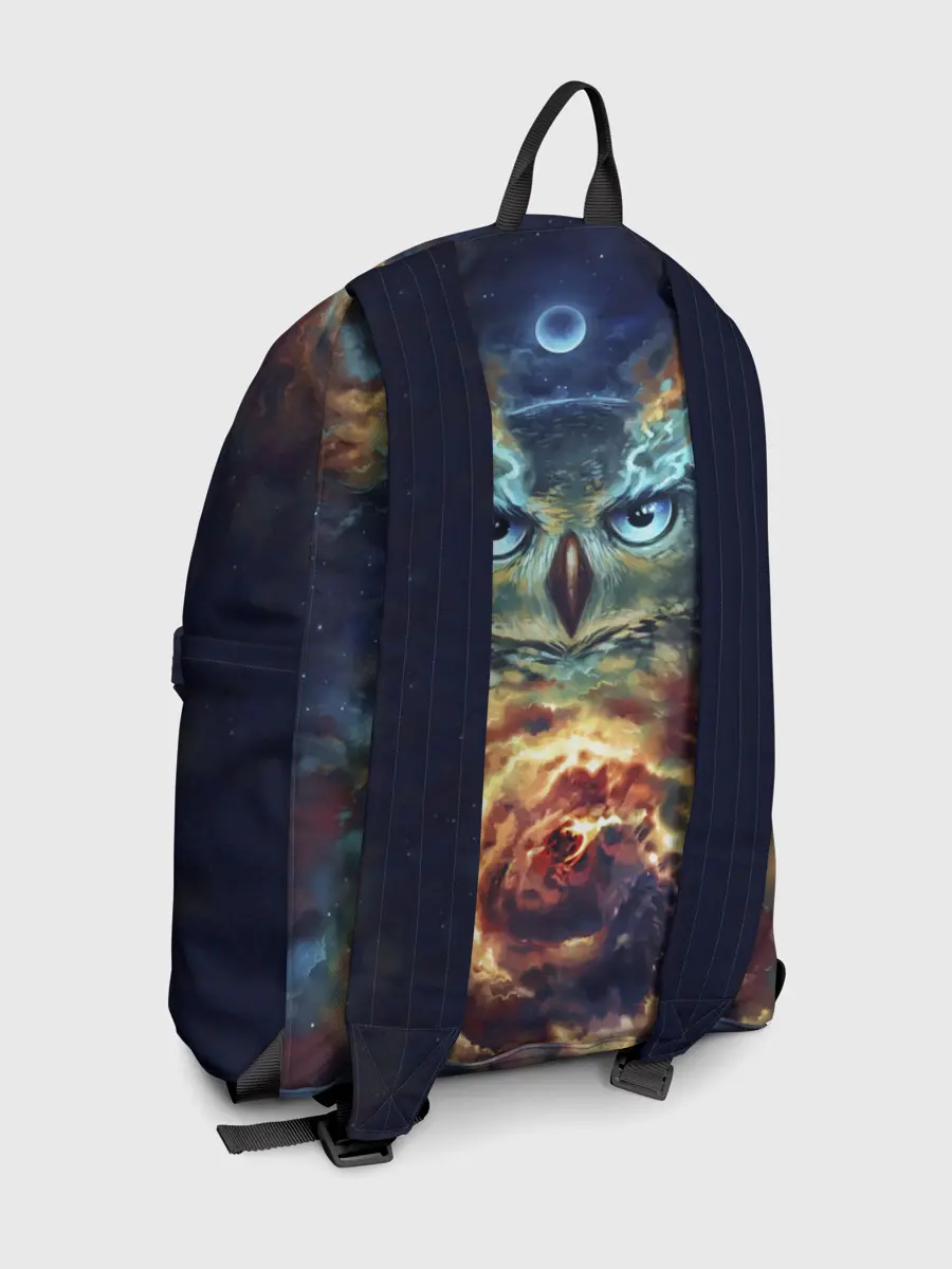 Рюкзак джинсовый / Сова Космос