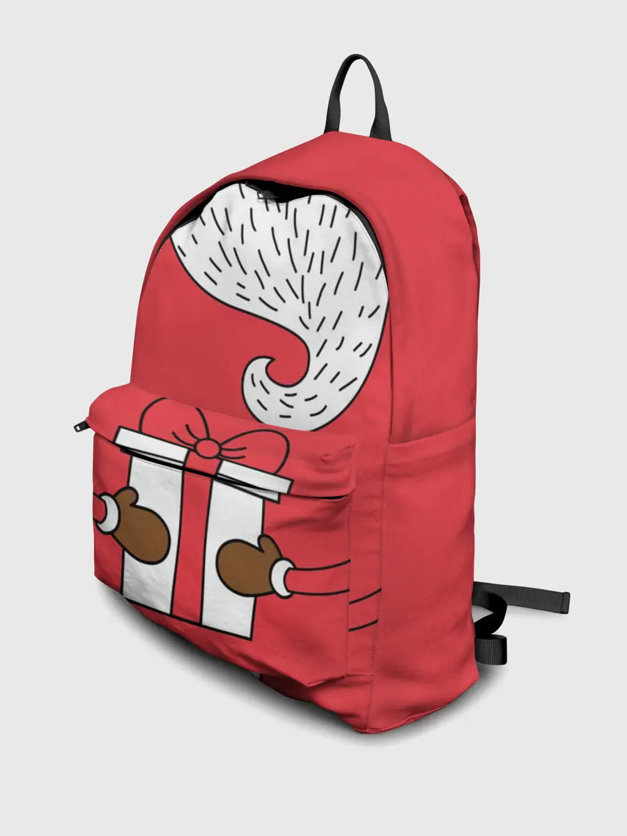 Рюкзак джинсовый / Дед мороз